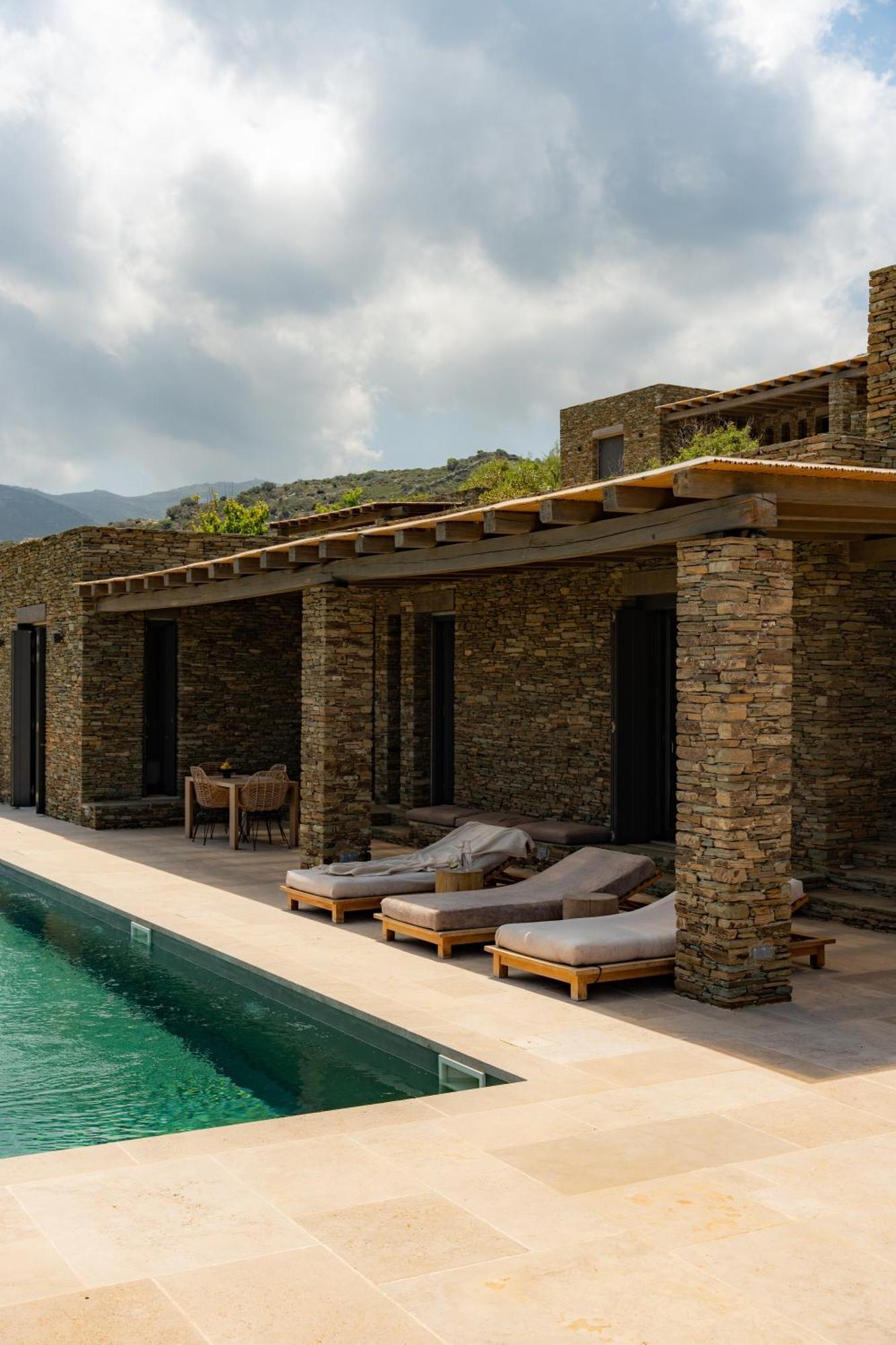 Onar Andros Guest House Achla Bagian luar foto