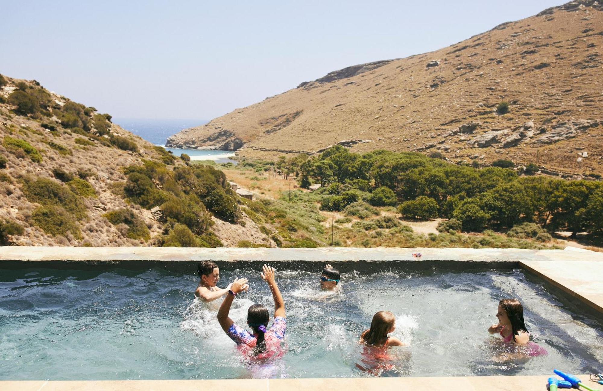 Onar Andros Guest House Achla Bagian luar foto