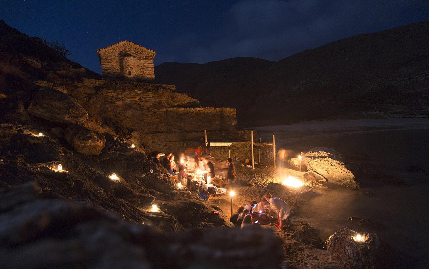 Onar Andros Guest House Achla Bagian luar foto